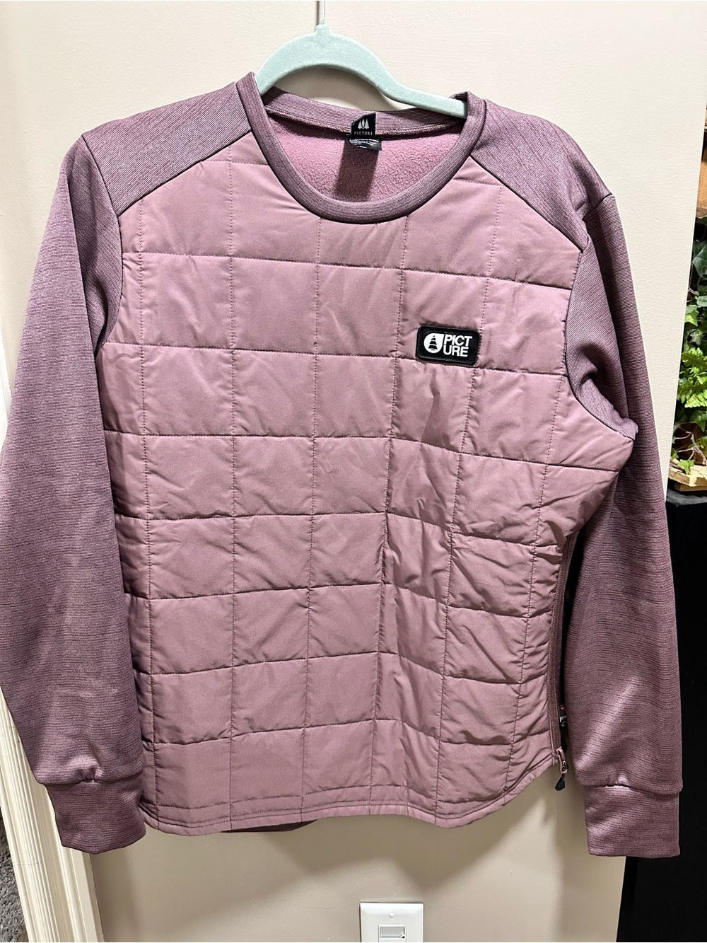Picture Organic Mauve Quilted Women's Sweater